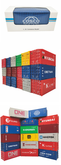 中海中遠集團COSCO SHIPPING 1:35集裝箱模型 海藝坊貨柜模型批發(fā) 貨柜模型定制